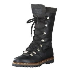 Ammann of Switzerland Malix Lambs Fur Moto Boot - RARE